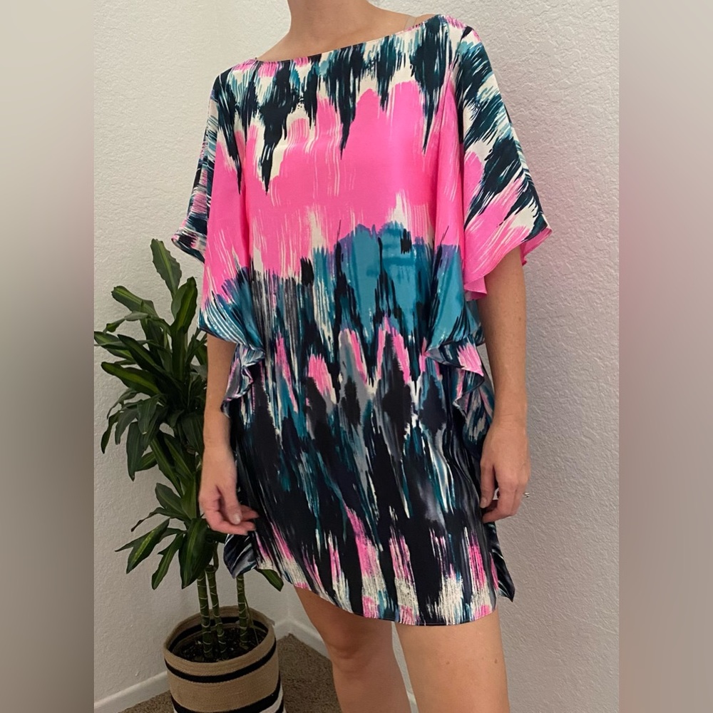 Paul & Joe Sister mini dress with side ruffles